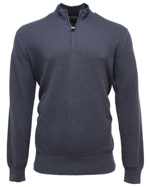 Blazer Merino Cotton Half Zip Knit (4498640601225)