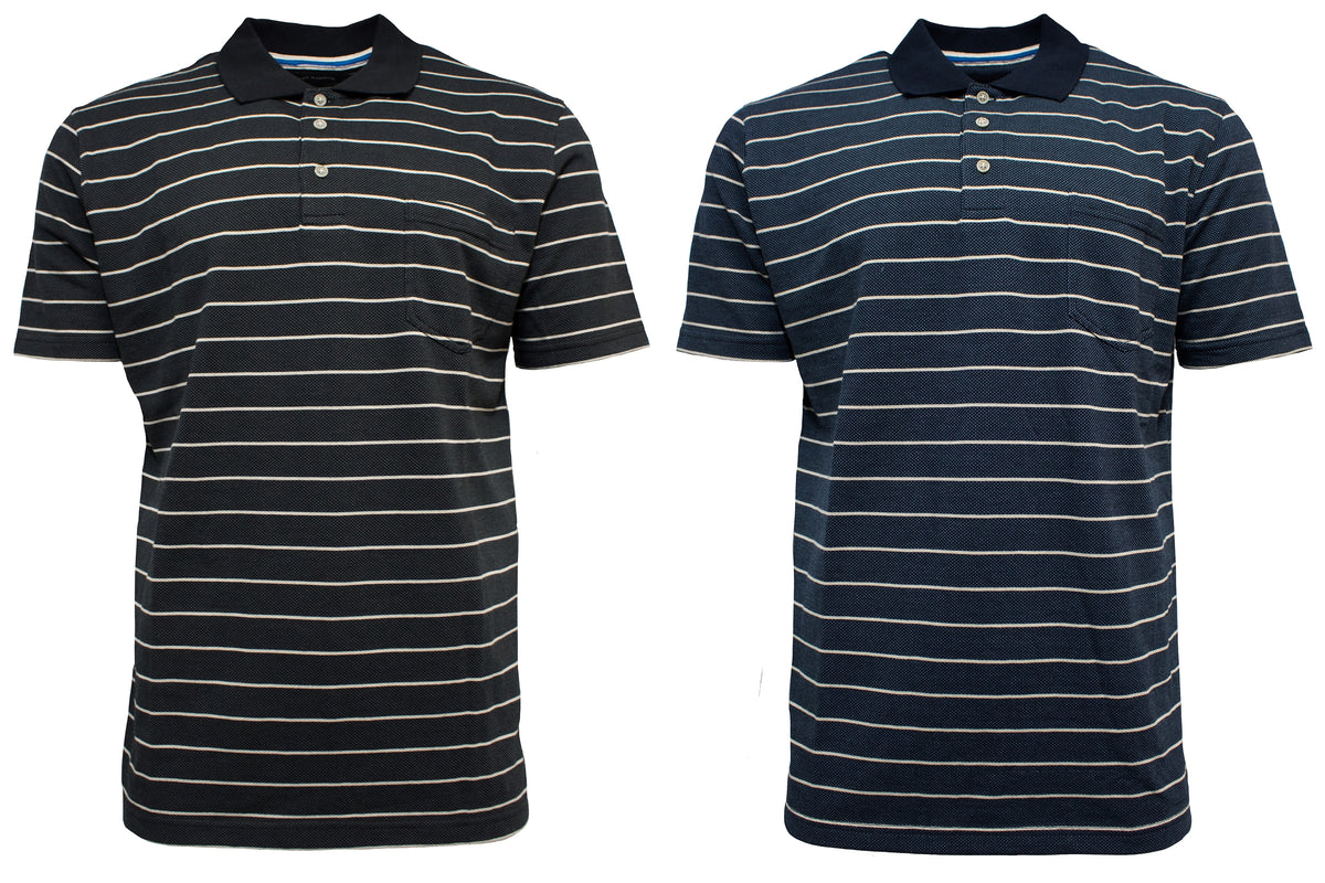 Blue Horizon Poly Cotton Polo (4498727796873)
