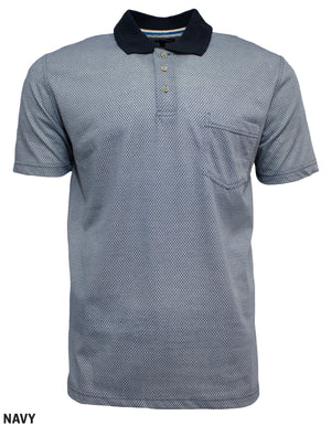 Blue Horizon Poly Cotton Polo (4498809979017)