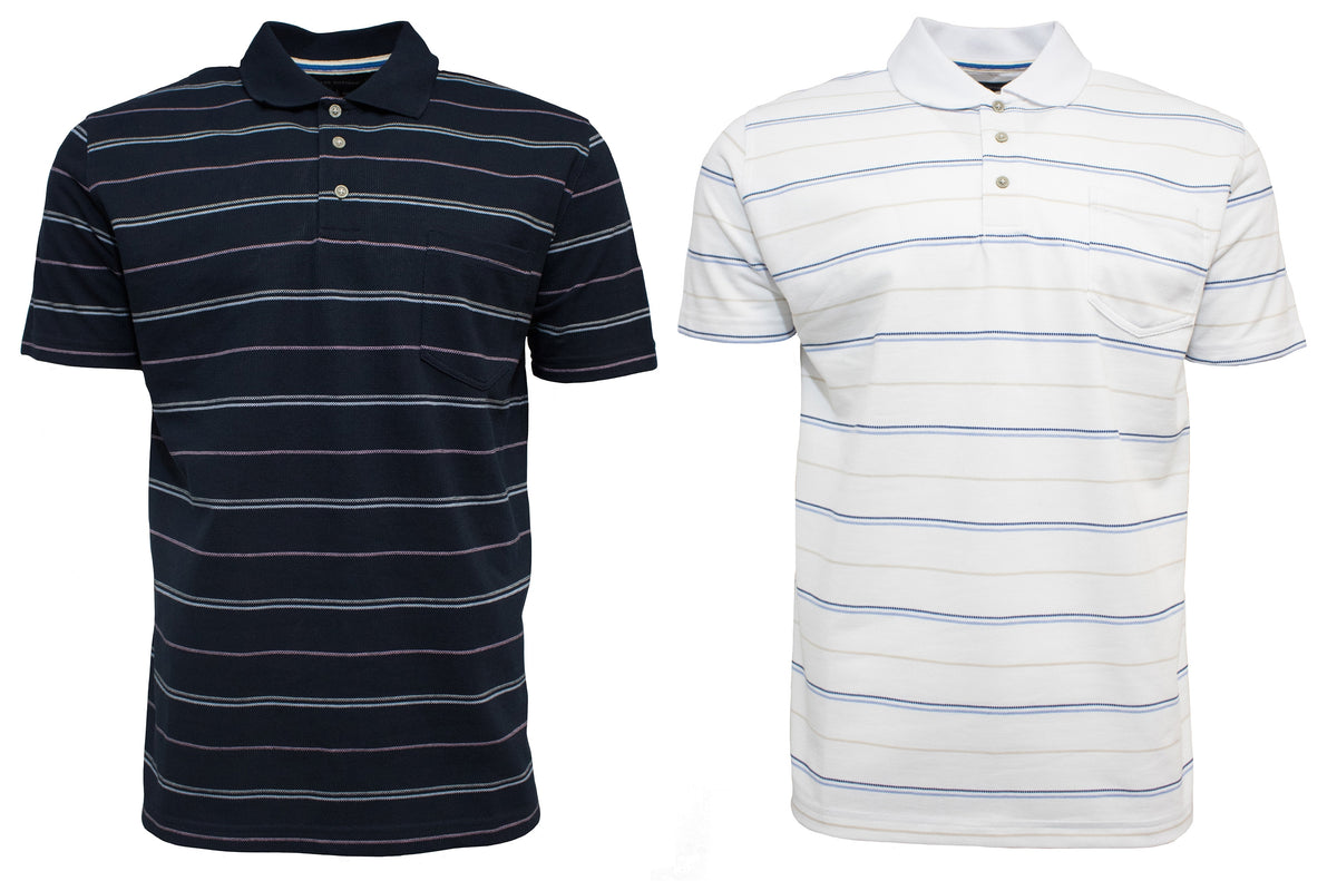 Blue Horizon Poly Cotton Polo (4498811125897)
