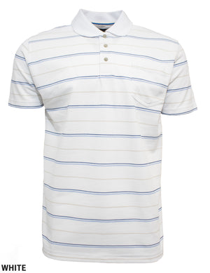 Blue Horizon Poly Cotton Polo (4498811125897)