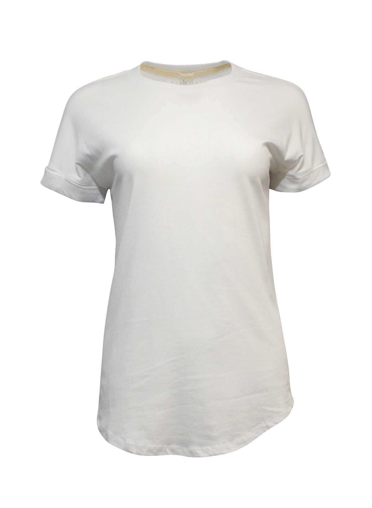 The Rip Curl Plains Tee is a plain white, short-sleeve, round-neck t-shirt made from 100% cotton, shown against a white background with no visible logos or designs.