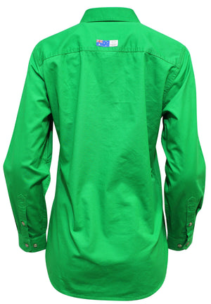 Ritemate Ladies Closed Front Australian Cotton Shirt (4498667765897)