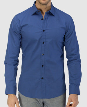 Brooksfield Career Square Print Shirt (4498823577737)