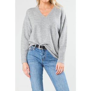 Rusty Together Vee Neck Knit (4619378196617)