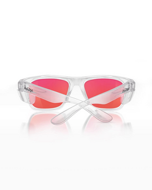 SafeStyle Fusions Clear Frame Mirror Red Polarised Lens