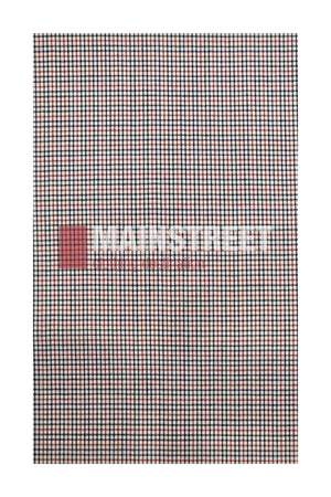 A classic Bisley Countryman Shirt featuring a small grid check pattern of intersecting red, blue, and white lines. The Mainstreet watermark spans the center, while buttoned chest pockets offer added style and practicality.