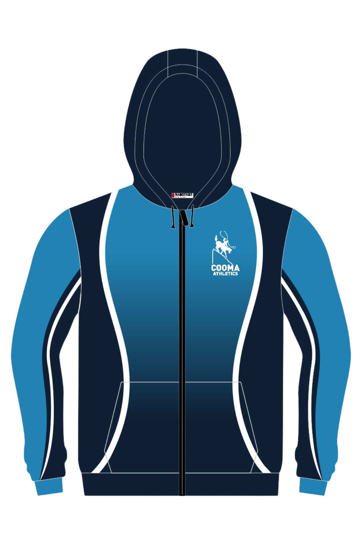 Cooma Athletics Full Zip Polar Fleece Lined Hoodie