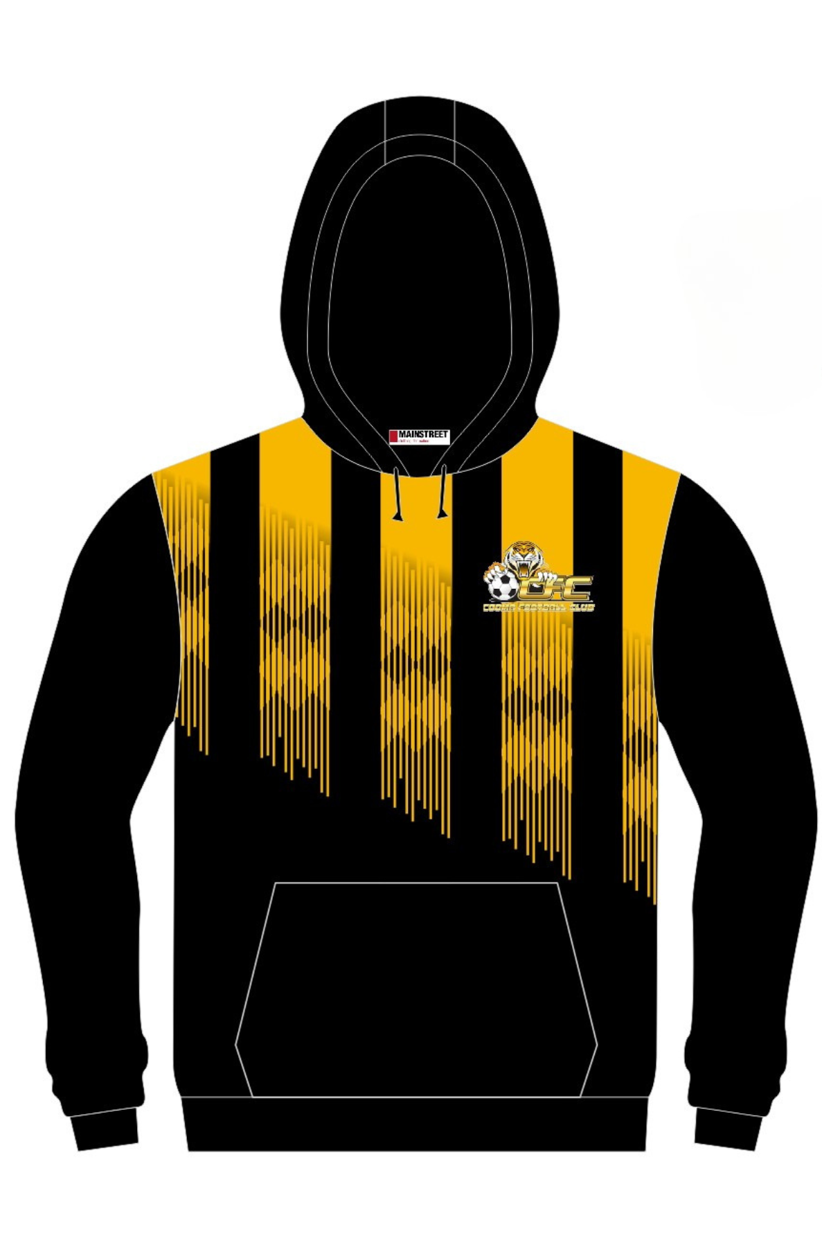 Cooma Football Club Kids Pullover Cotton Lined Hoodie