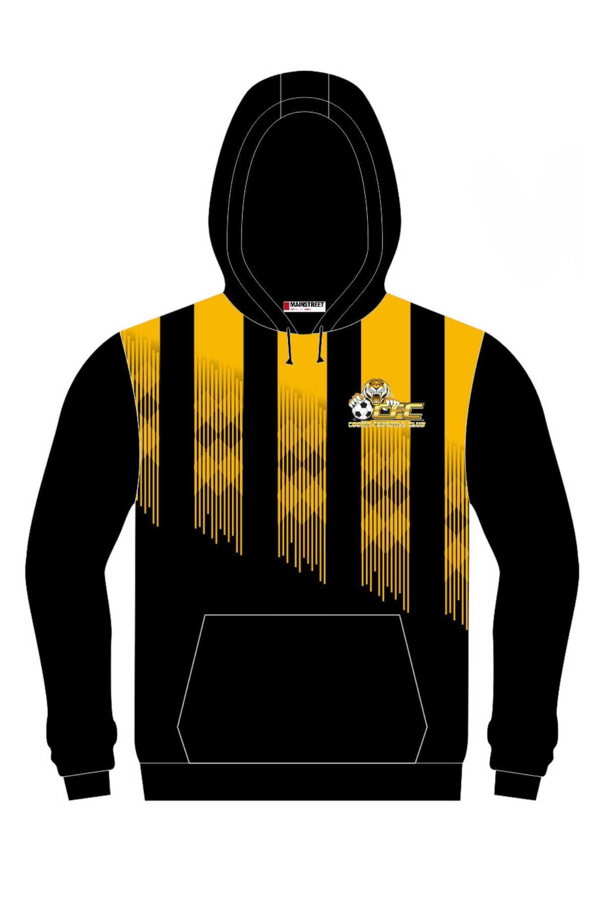 Cooma Football Club Kids Pullover Cotton Lined Hoodie