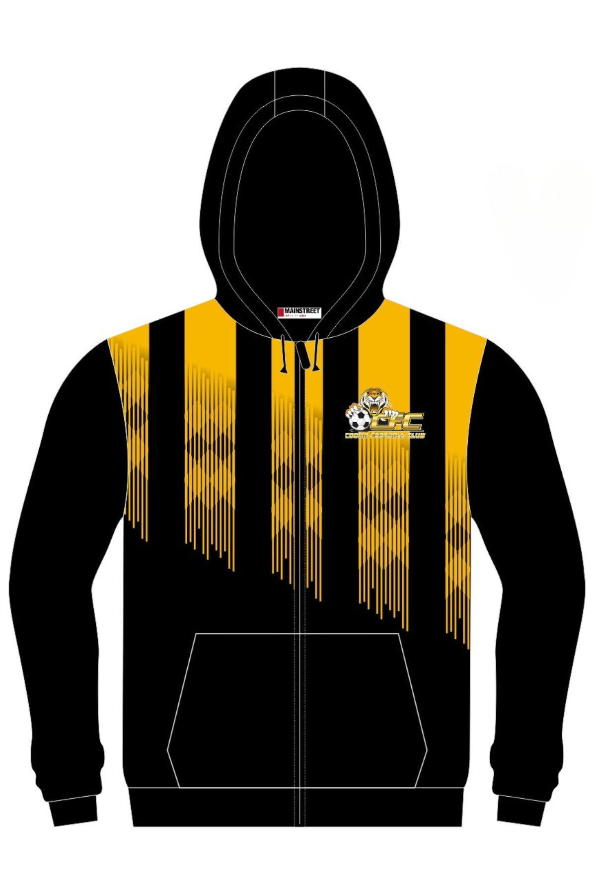 Cooma Football Club Kids Full Zip Polar Fleece Hoodie