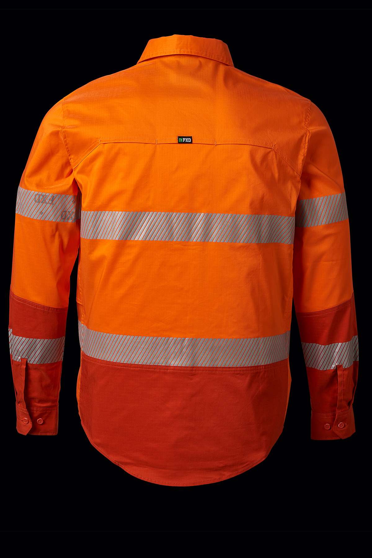 FXD LSH-2T Stretch Taped Hi Vis Long Sleeve Work Shirt