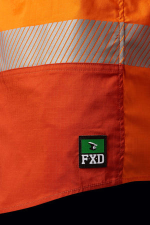FXD LSH-2T Stretch Taped Hi Vis Long Sleeve Work Shirt