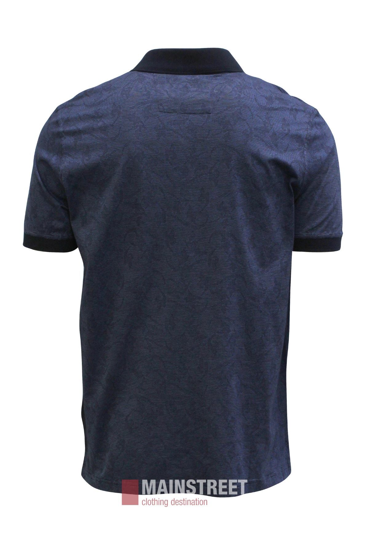 Back Bay Mercerised Cotton Paisley Polo Shirt