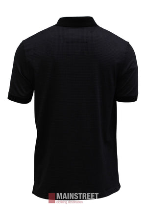 Back Bay Mercerised Cotton Jacquard Polo Shirt