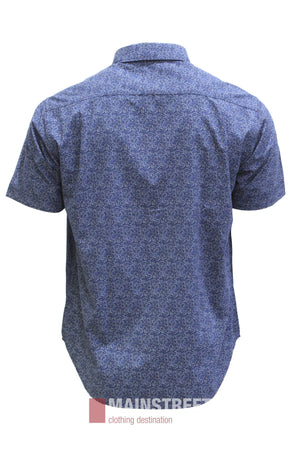 Back Bay Bamboo Soft Touch Print Short Sleeve Shirt
