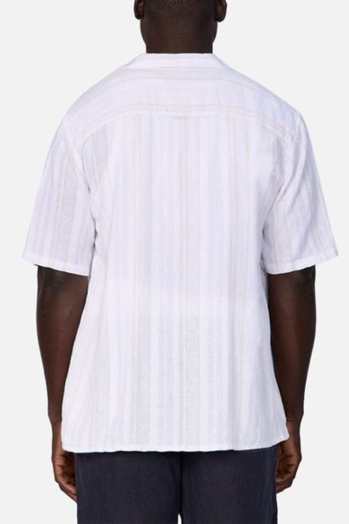 Industrie the Castino short sleeve shirt - back view displaying the back of the shirt 