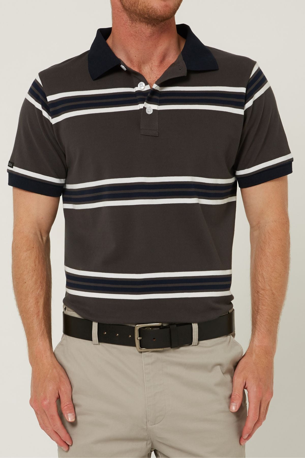 Pilbara Striped Polo