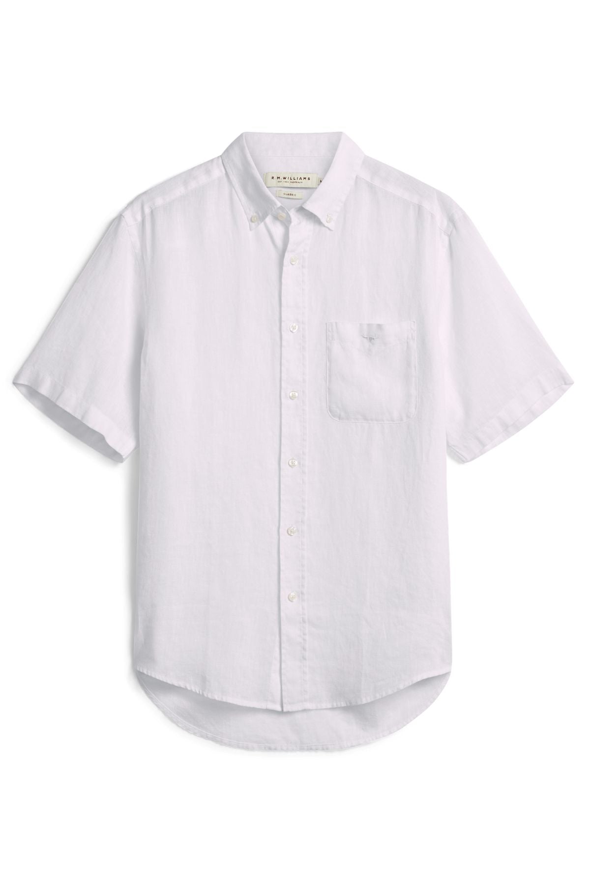 RM Williams Newland Linen Short Sleeve Shirt