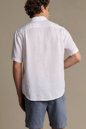 RM Williams Newland Linen Short Sleeve Shirt