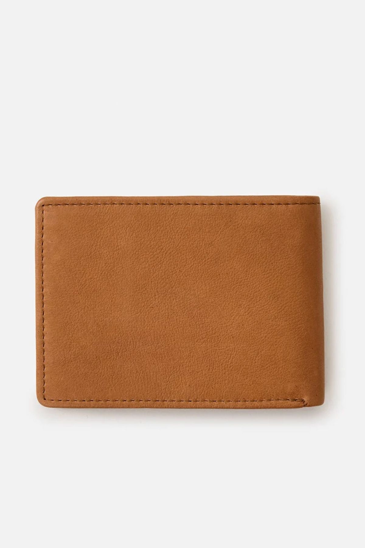 A closed, light brown Rip Curl K-Roo RFID Slim Wallet is displayed against a plain white background.