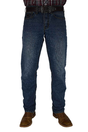 Ritemate Pilbara Western Angus Jeans - Indigo - Image of front of jeans
