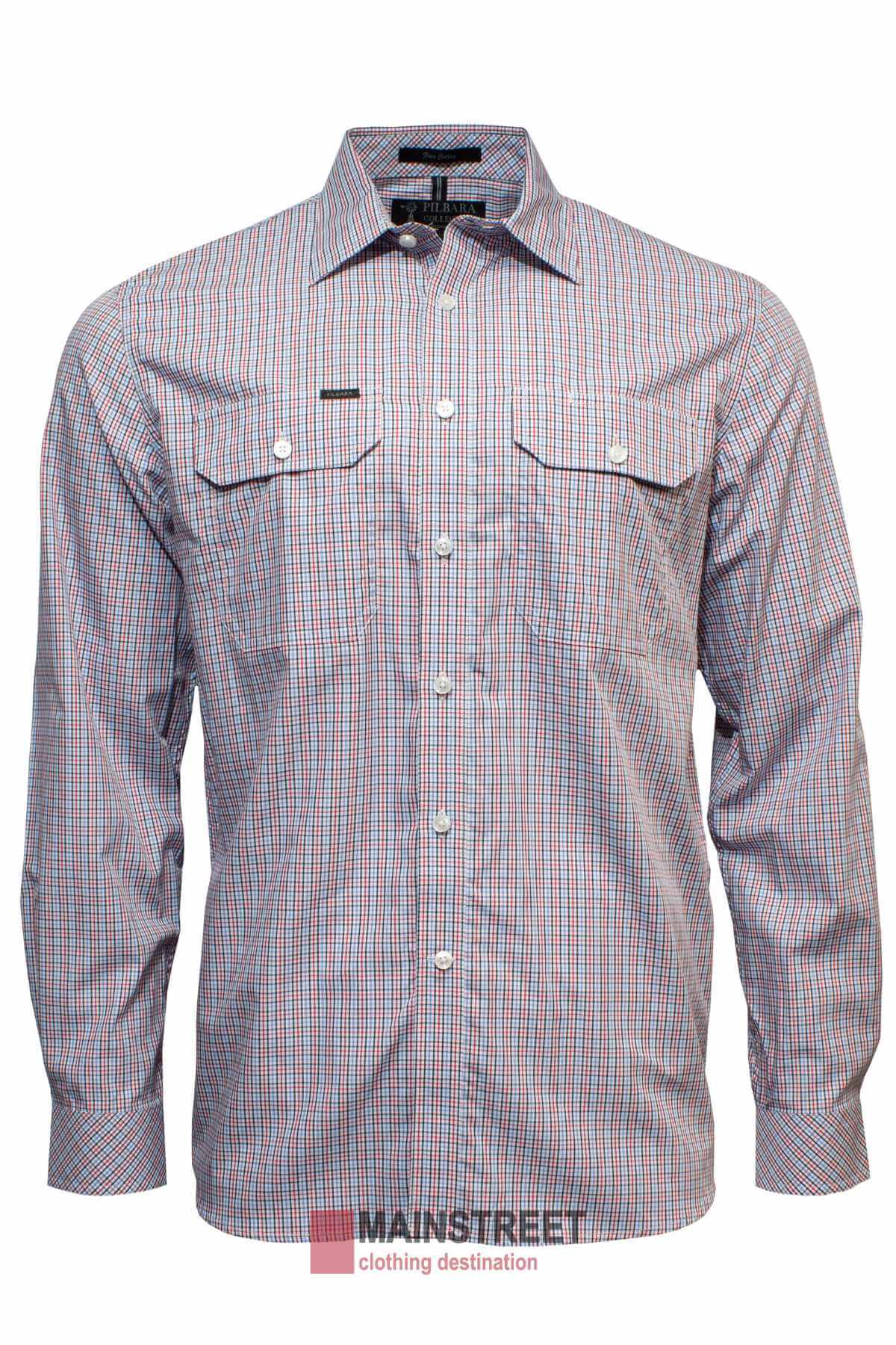 Pilbara Check Double Pocket Shirt Mainstreet Clothing
