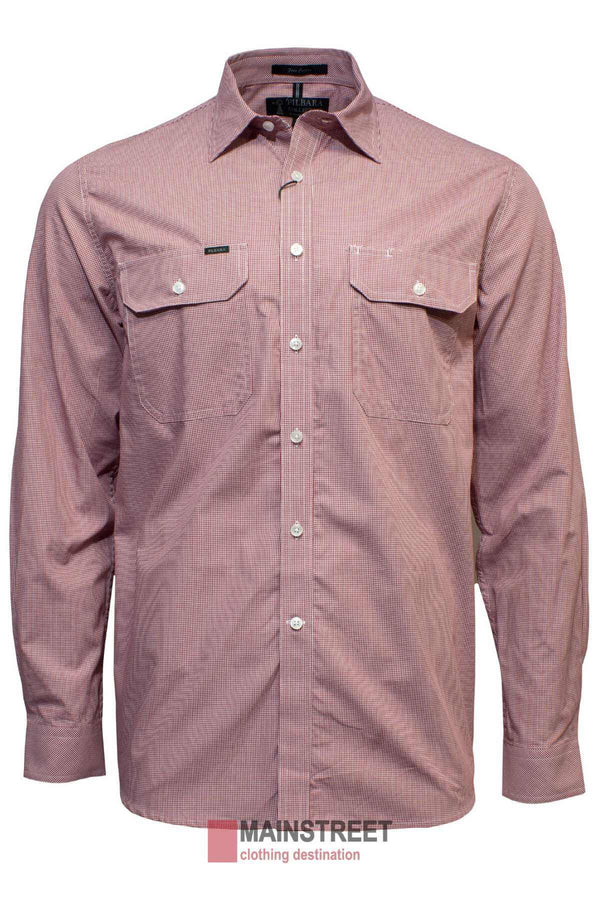 Pilbara Short Sleeve Check Double Pocket Shirt main image 1