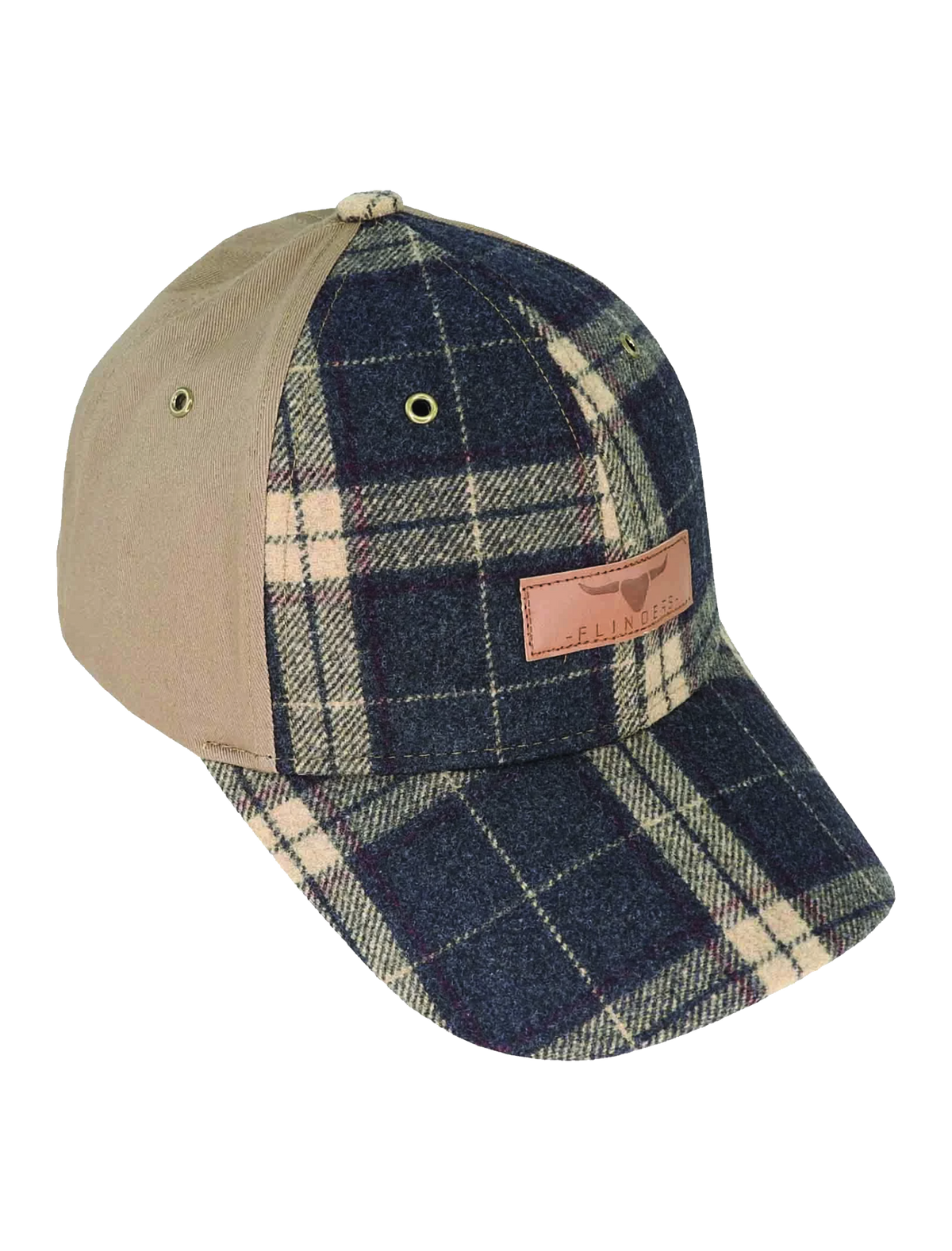Flinders Wool Blend Check Cap Mainstreet Clothing