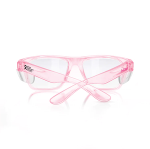 SafeStyle Fusions Pink Frame Clear Lens