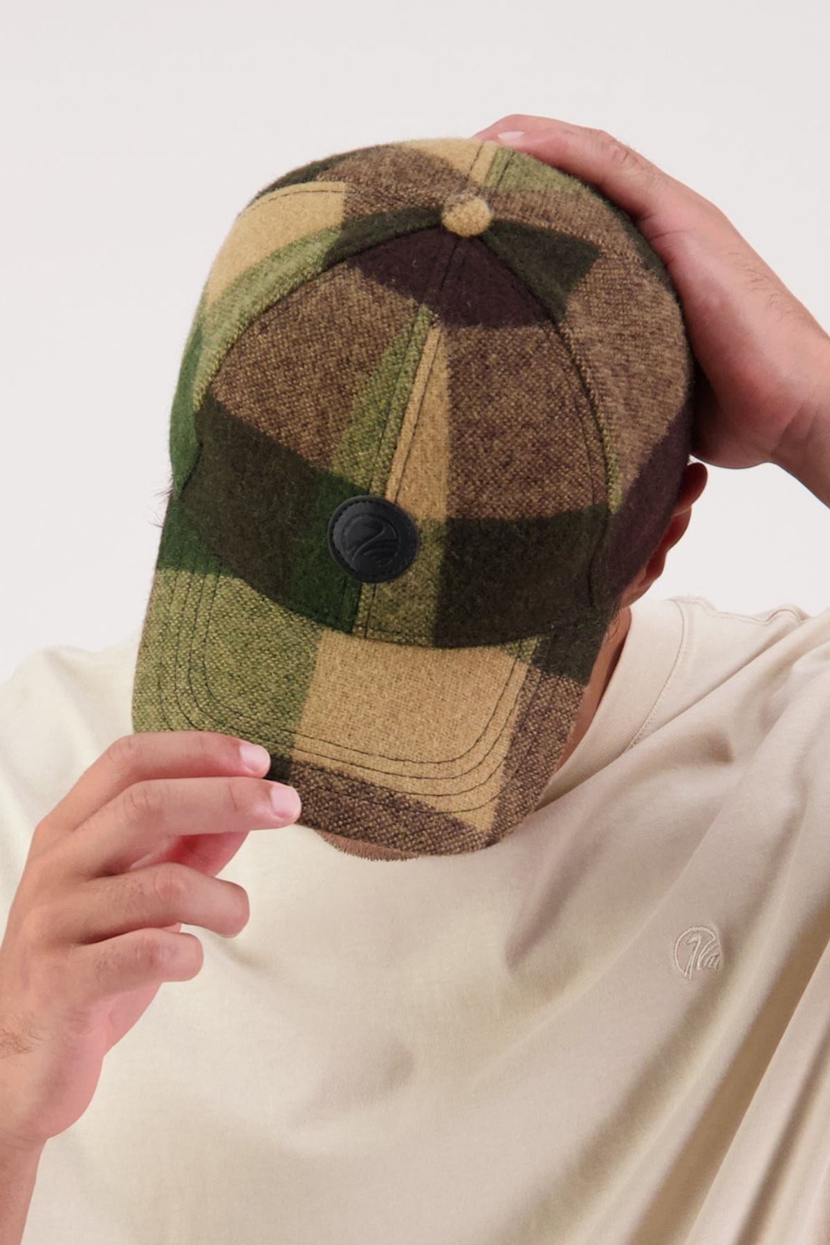 Swanndri Swanni Wool Check Baseball Cap