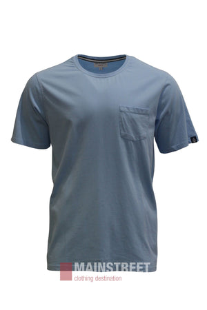 Bridgeport Navy & North Cotton Pocket Tee