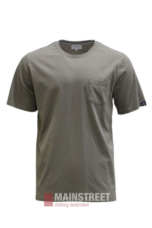 Bridgeport Navy & North Cotton Pocket Tee