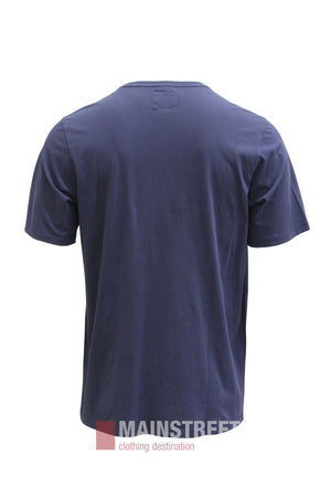 Bridgeport Navy & North Cotton Pocket Tee