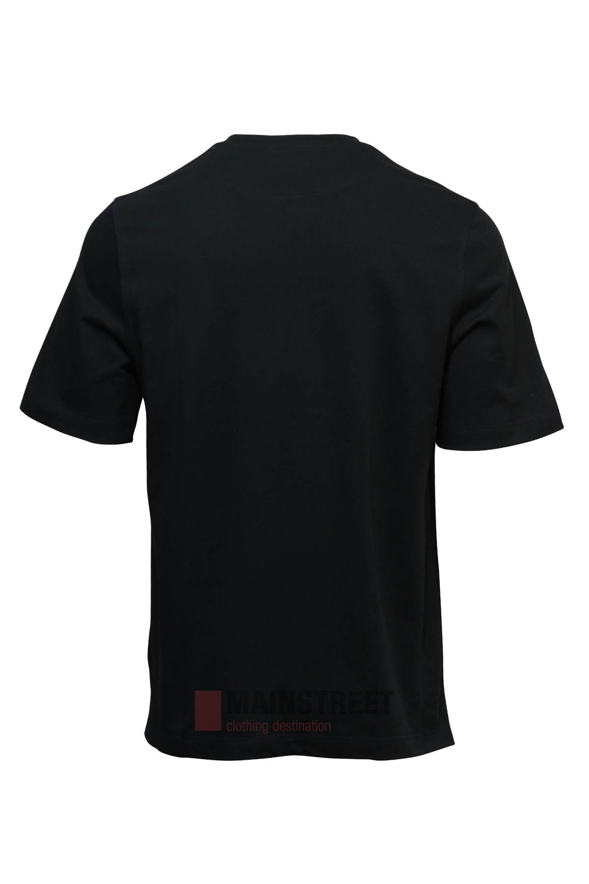 The Canterbury Heritage T-Shirt, an oversized heavy-duty plain black tee, is shown from the back against a white background.