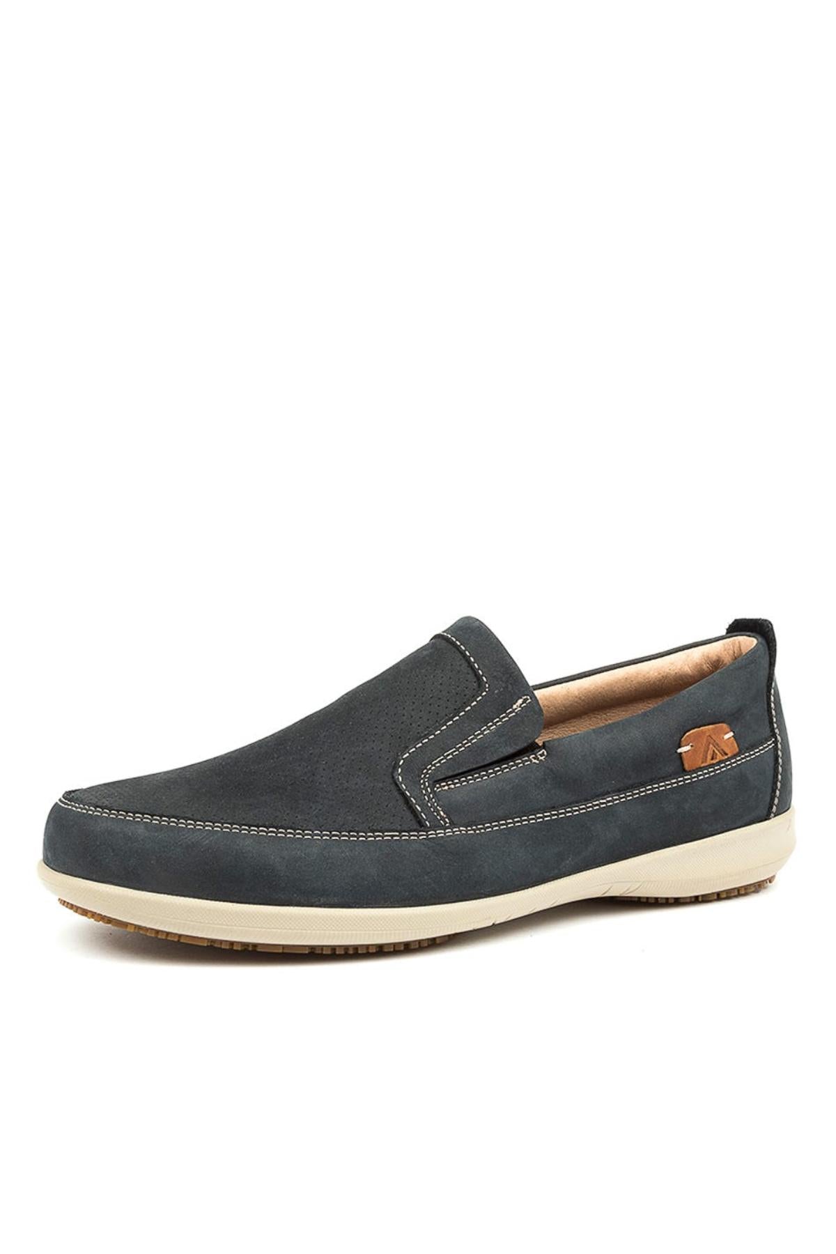 Colorado Affleck Pull On Shoe - Navy. Angle