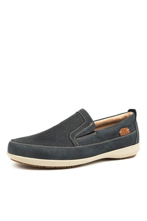 Colorado Affleck Pull On Shoe - Navy. Angle