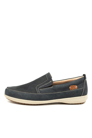 Colorado Affleck Pull On Shoe - Navy. Side