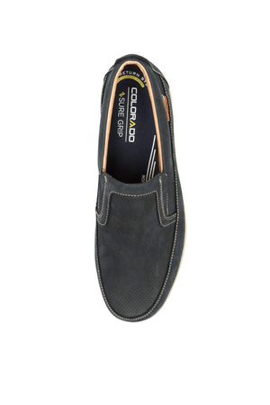 Colorado Affleck Pull On Shoe - Navy. Top