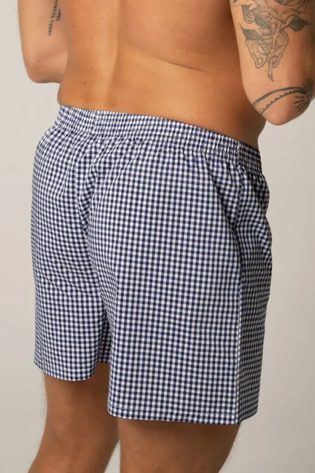 Contare Cotton 2 Pack Check Boxer Short