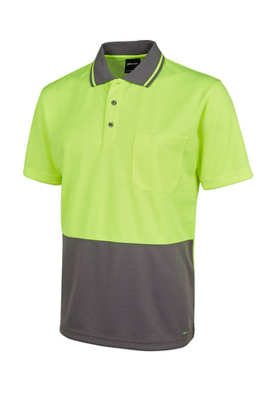 JBs Hi Vis Non Cuff Traditional Polo