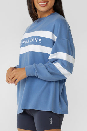 Lorna Jane Campus Oversized Lightweight Washed Sweat