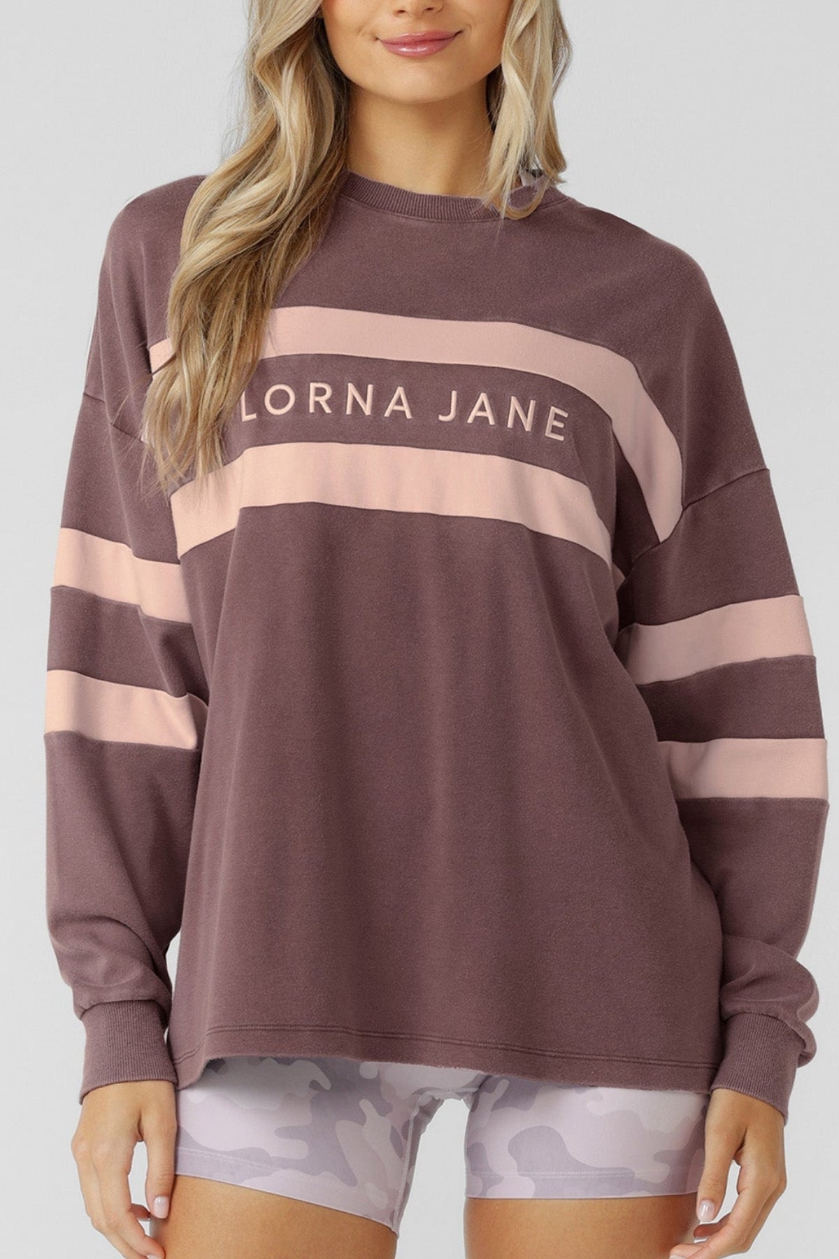Lorna Jane Campus Oversized Lightweight Washed Sweat