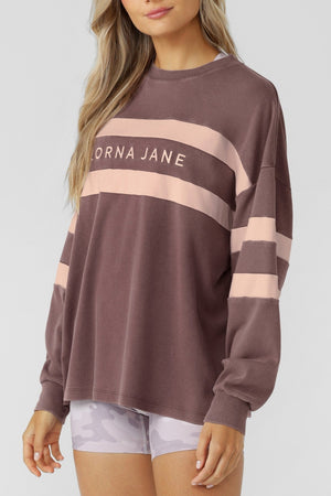 Lorna Jane Campus Oversized Lightweight Washed Sweat