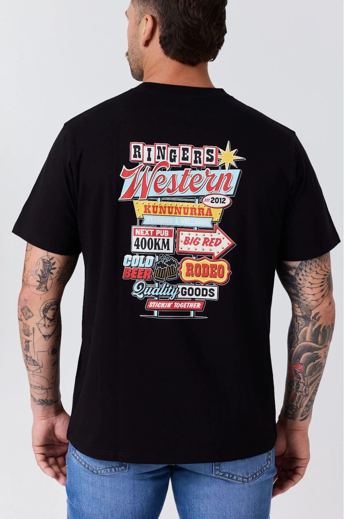 Ringers Western Roadsign Glow Loose Fit T-Shirt