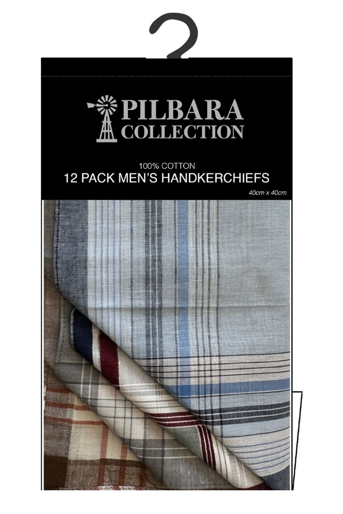 Pilbara Cotton Handkerchiefs 12 Pack