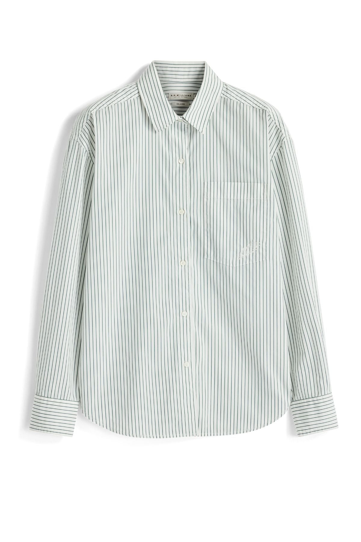 RM Williams Hopeland Poplin Stripe Shirt