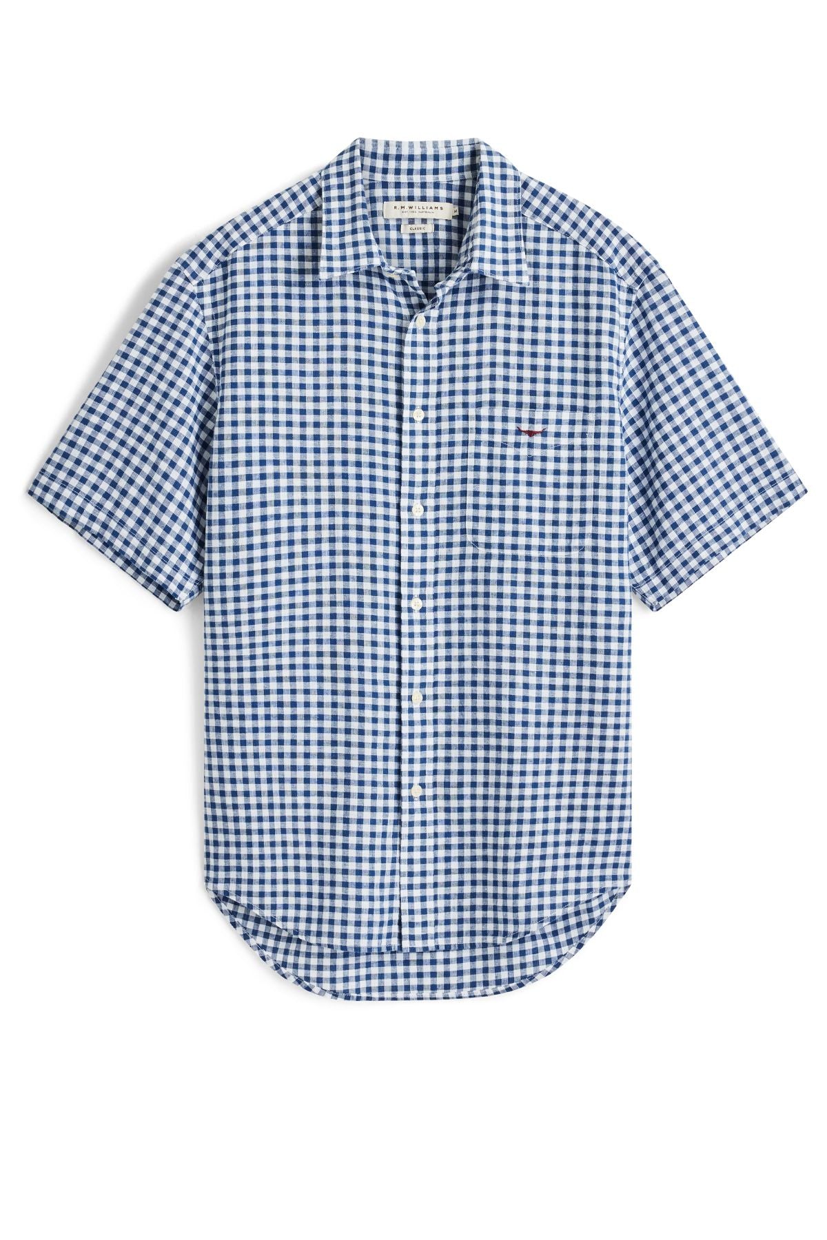 RM Williams Johnson Check Short Sleeve Shirt