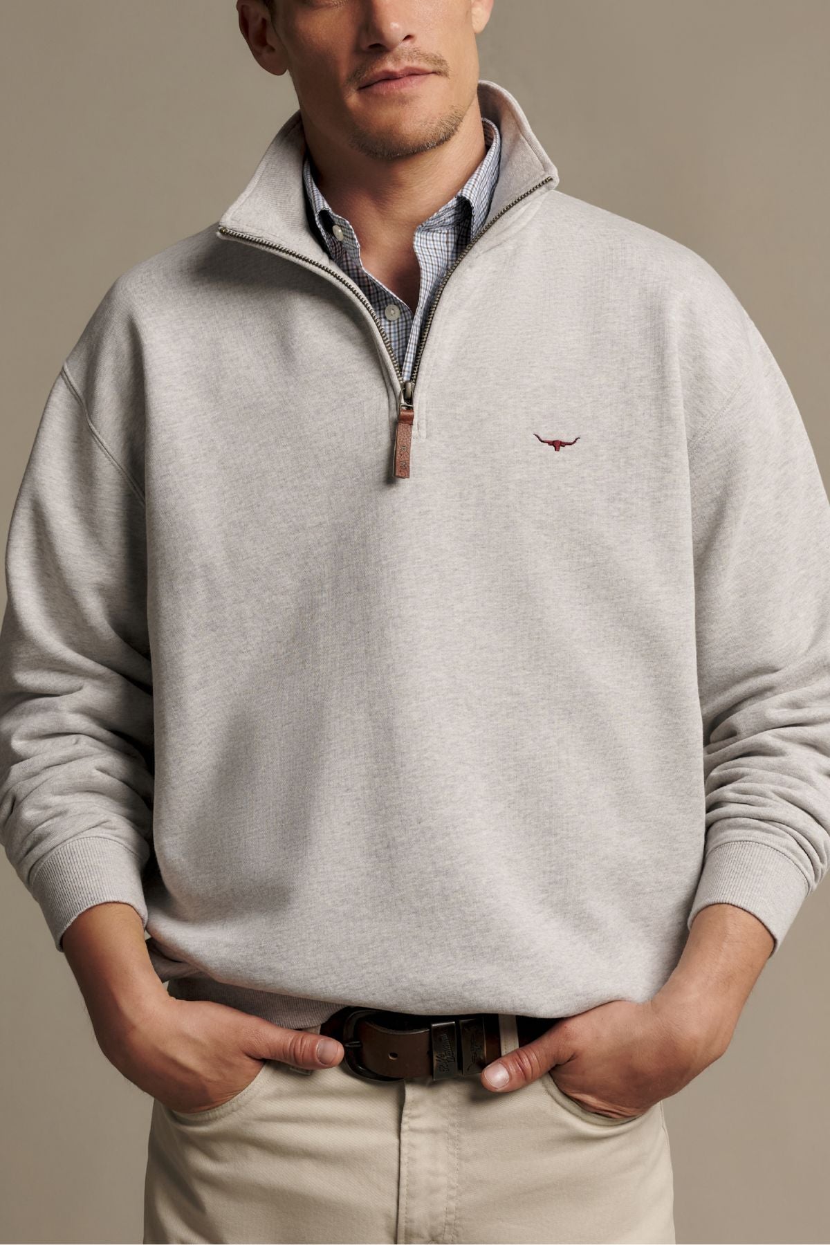 RM Williams Mulyungarie 1/4 Zip Sweatshirt
