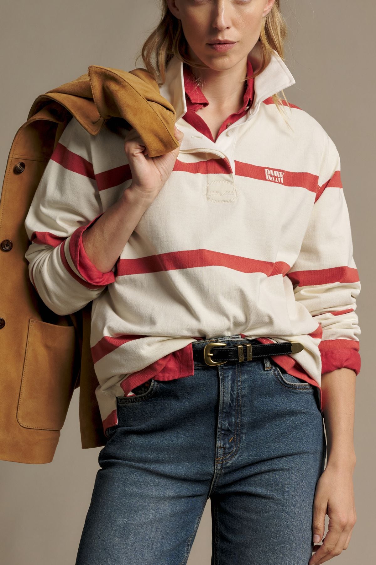 RM Williams Narran Heritage Stripe Rugby